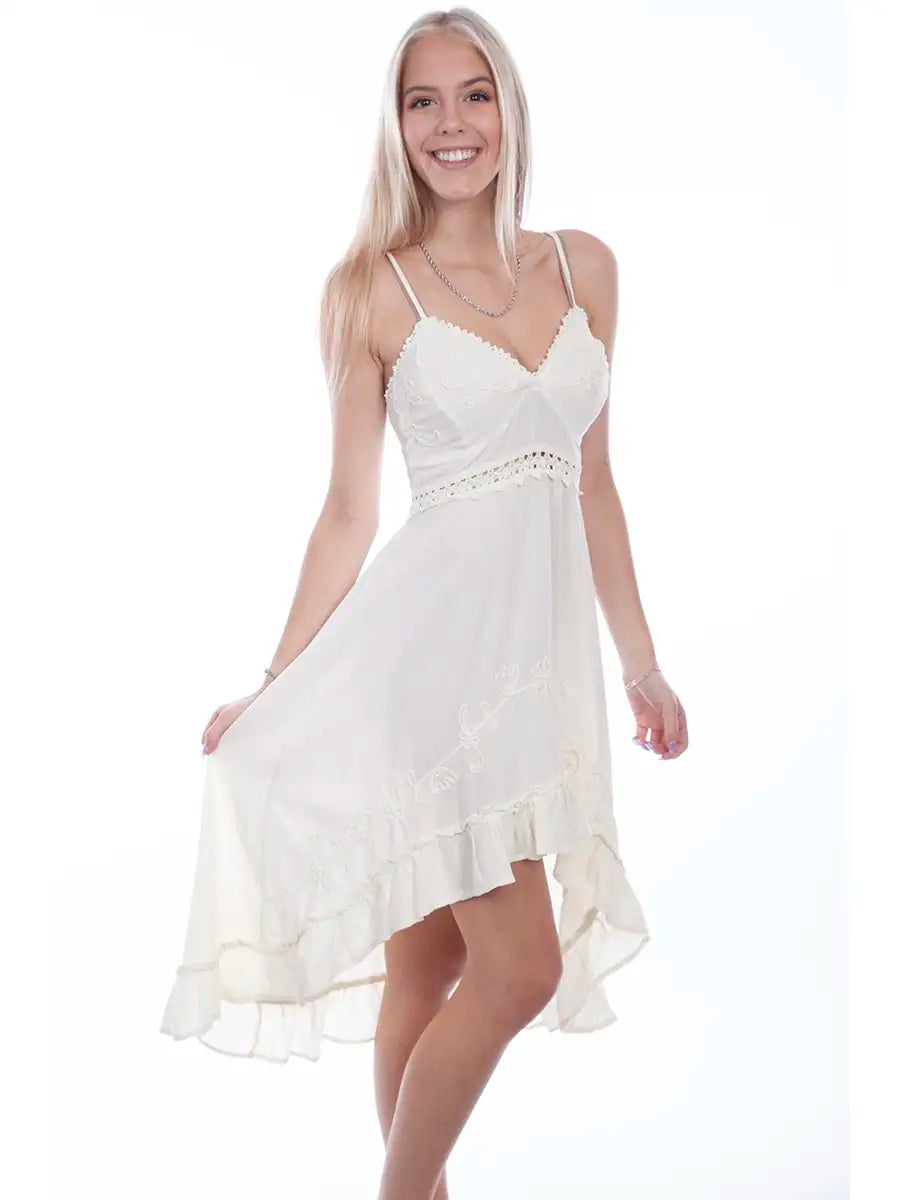 Scully Cantina Spaghetti Straps Dress (PSL-265) - Women's Sundress