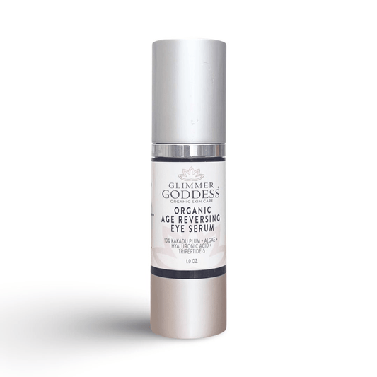 Organic Eye Serum with Vitamin C & Blue Algae by Glimmer Goddess