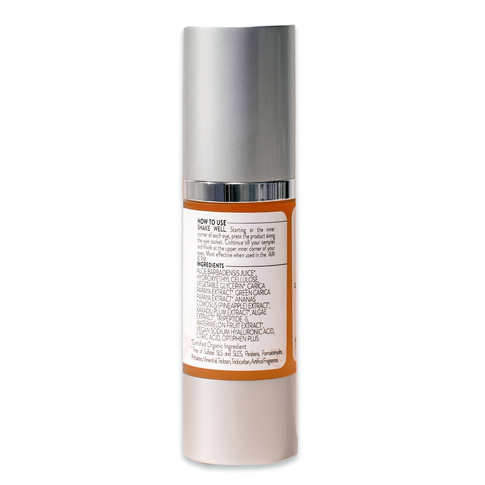 Organic Eye Serum with Vitamin C & Blue Algae by Glimmer Goddess